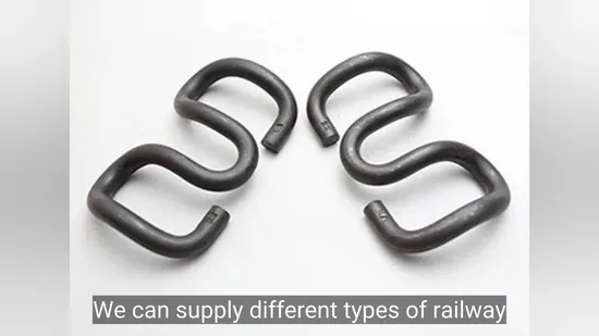 Industrial Railway Elastic Rail Clip for Mining Tracks 