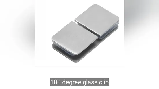 Glass Door Clip Made in Stainless Steel for Bathroom Glass Door Shower Door Glass Clamp 