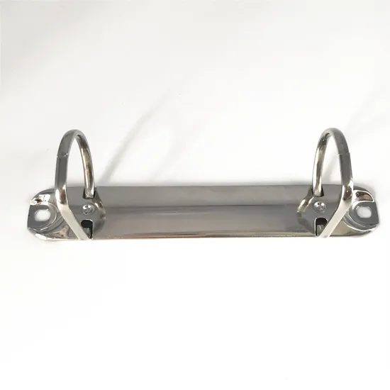 Stationery Supply of Metal Lock Ring Binder Clip with Double Rings 